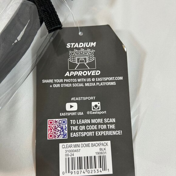 Eastport Stadium Approved Clear Backpack - Picture 2 of 5